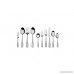 Pfaltzgraff 5163889 Garland Frost 53-Piece Stainless Steel Flatware Set with Serving Utensil Set and Steak Knives Service for 8 - B016K3E1UU